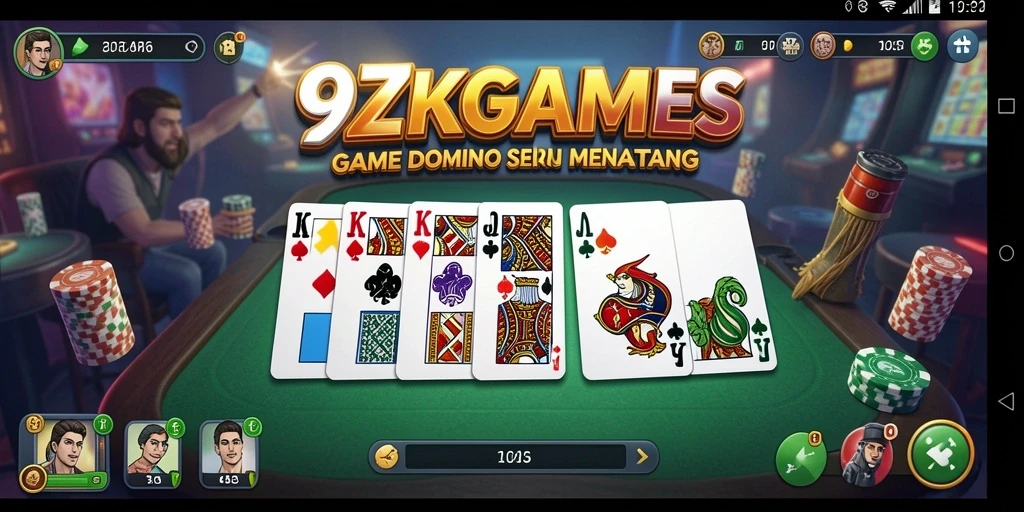 Tampilan gameplay Domino menyenangkan dan menegangkan.