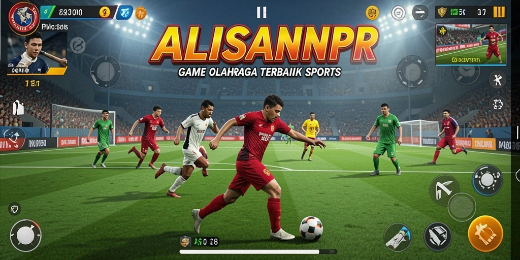 Tampilan gameplay menakjubkan dari ALISANRP yang menampilkan aksi olahraga seru.
