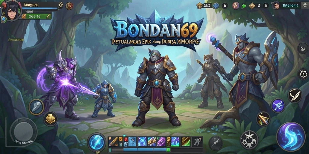 Screenshot BONDAN69 menampilkan aksi seru dalam pertarungan melawan monster.