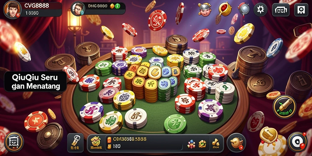 Tampilan gameplay QiuQiu yang menarik dan seru.