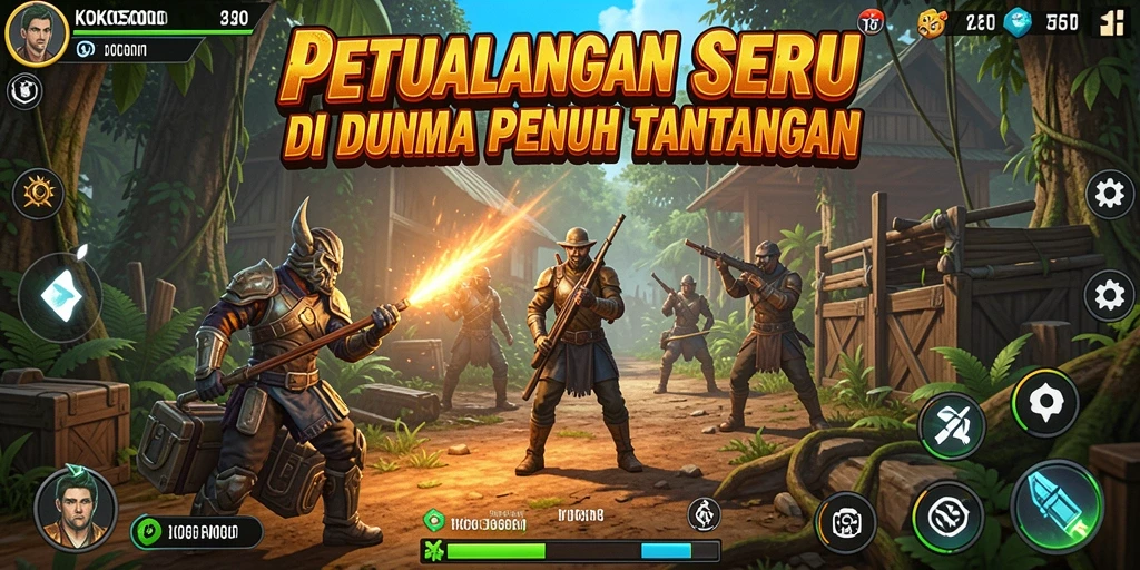 Screenshot gameplay KOKO5000 menampilkan petualangan seru dan menantang.