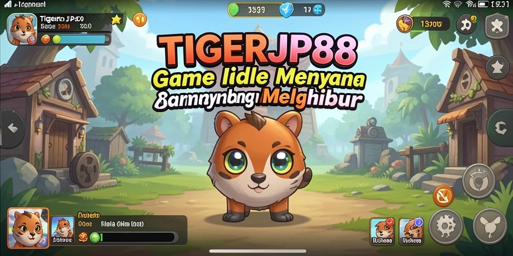 Tampilkan aksi karakter dalam TIGERJP88 dengan gameplay yang santai.
