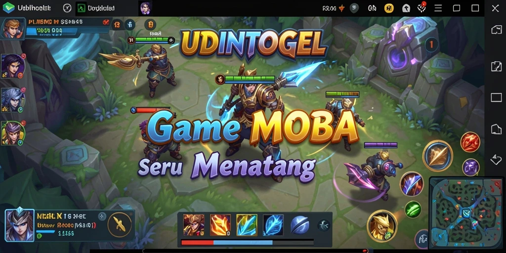 Gameplay seru di arena pertempuran UDINTOGEL.